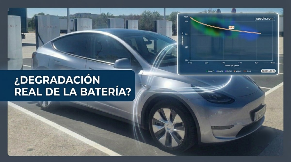 Un estudio con miles de Tesla revela la degradación real de sus baterías