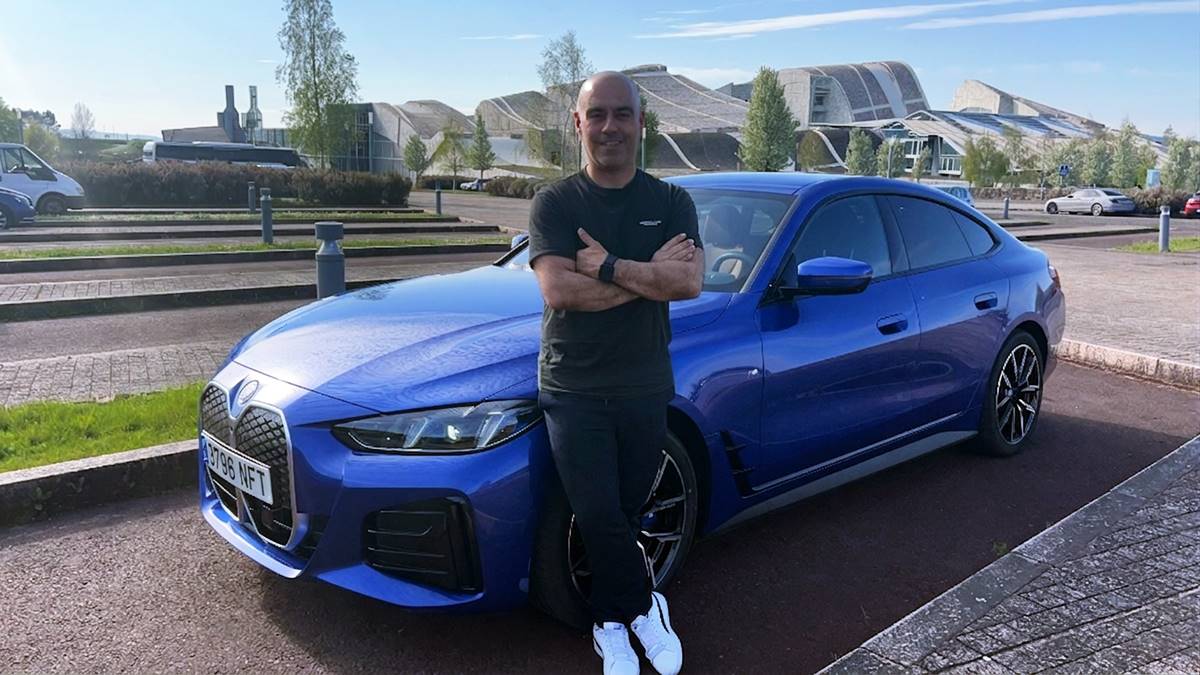 Prueba de autonomía a 120 km/h BMW i4 eDrive 40