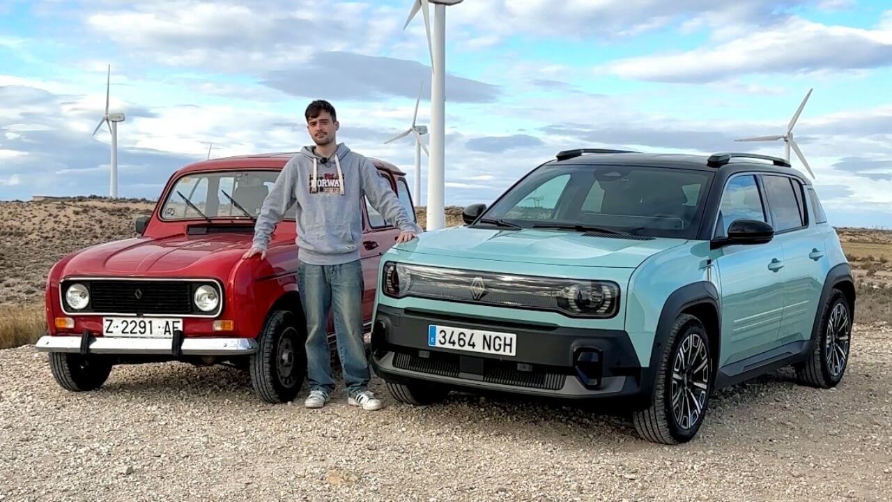 Probamos el Renault 4 eléctrico, más de 1.500 km en invierno con el hermano SUV del R5