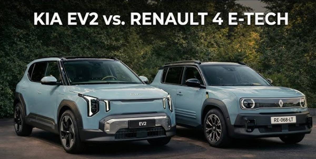 Kia EV2 contra Renault 4 E-Tech: así se enfrentan los dos SUV eléctricos compactos