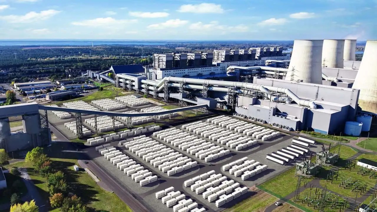 Así será la instalación de almacenamiento de baterías más grande en Europa, podría cargar 4.000 coches eléctricos a la vez