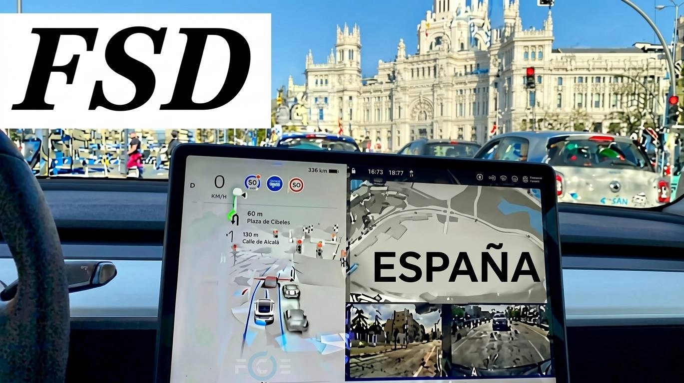 Rumor: España aprobará el Tesla FSD el 30 de junio tras 80.000 km de pruebas sin incidentes