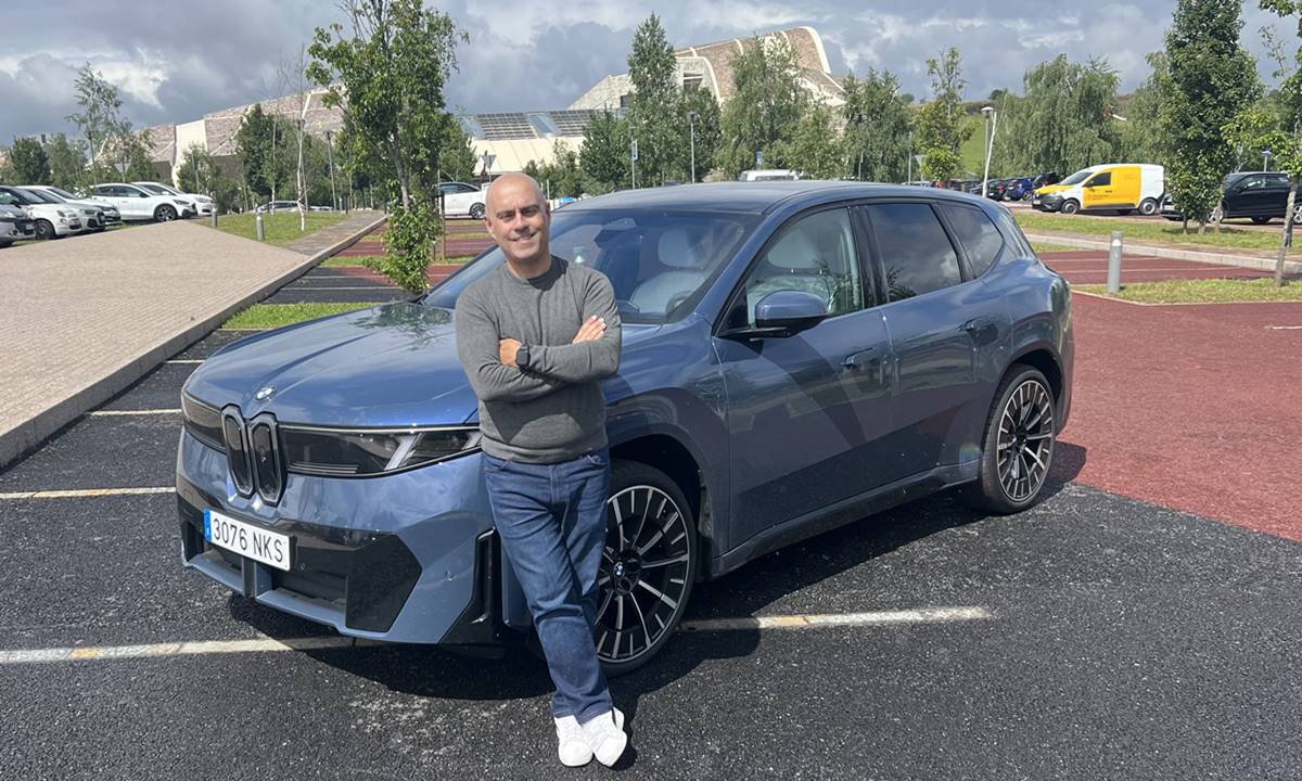 Prueba de autonomía a 120 km/h del BMW iX3