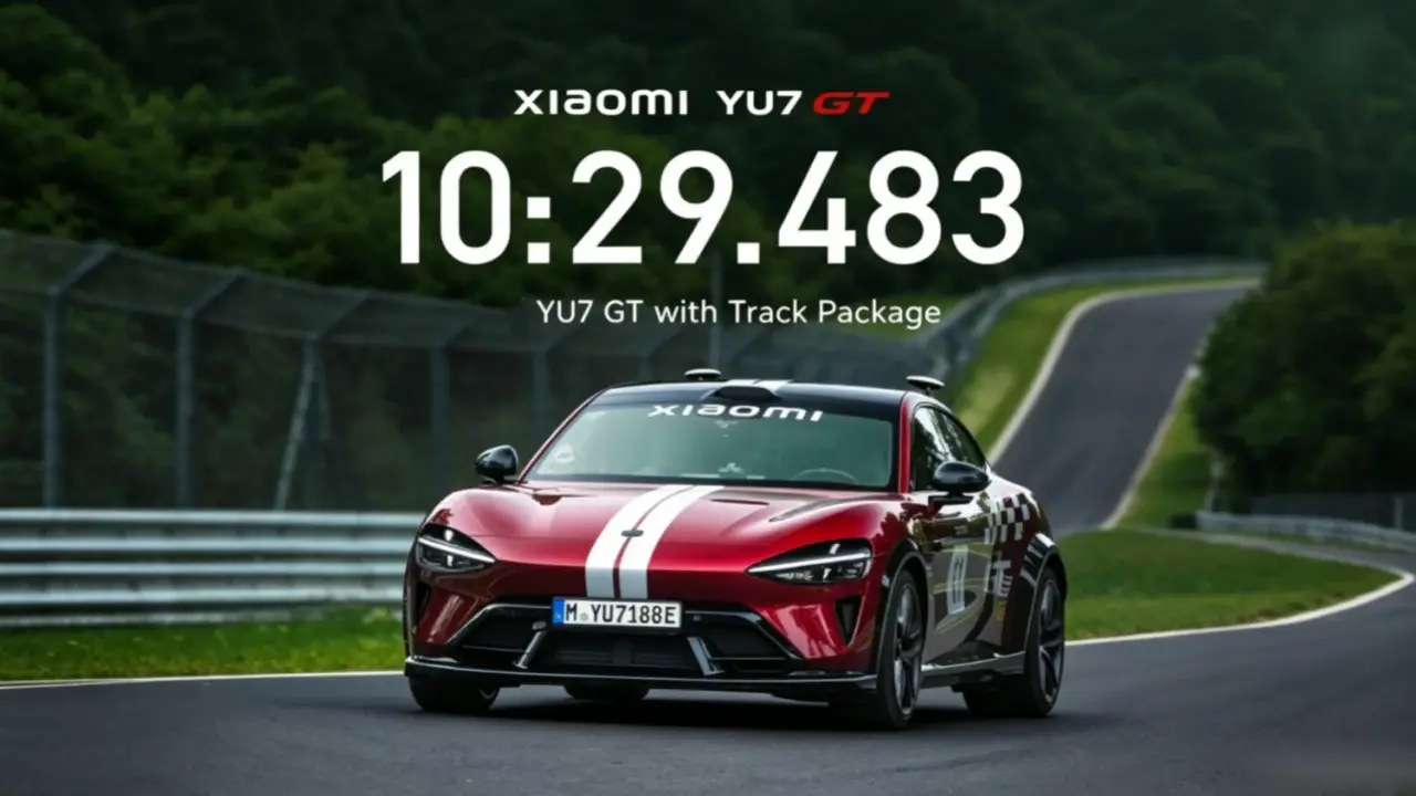 El Xiaomi YU7 GT logra dar la primera vuelta sin conductor al circuito de Nürburgring