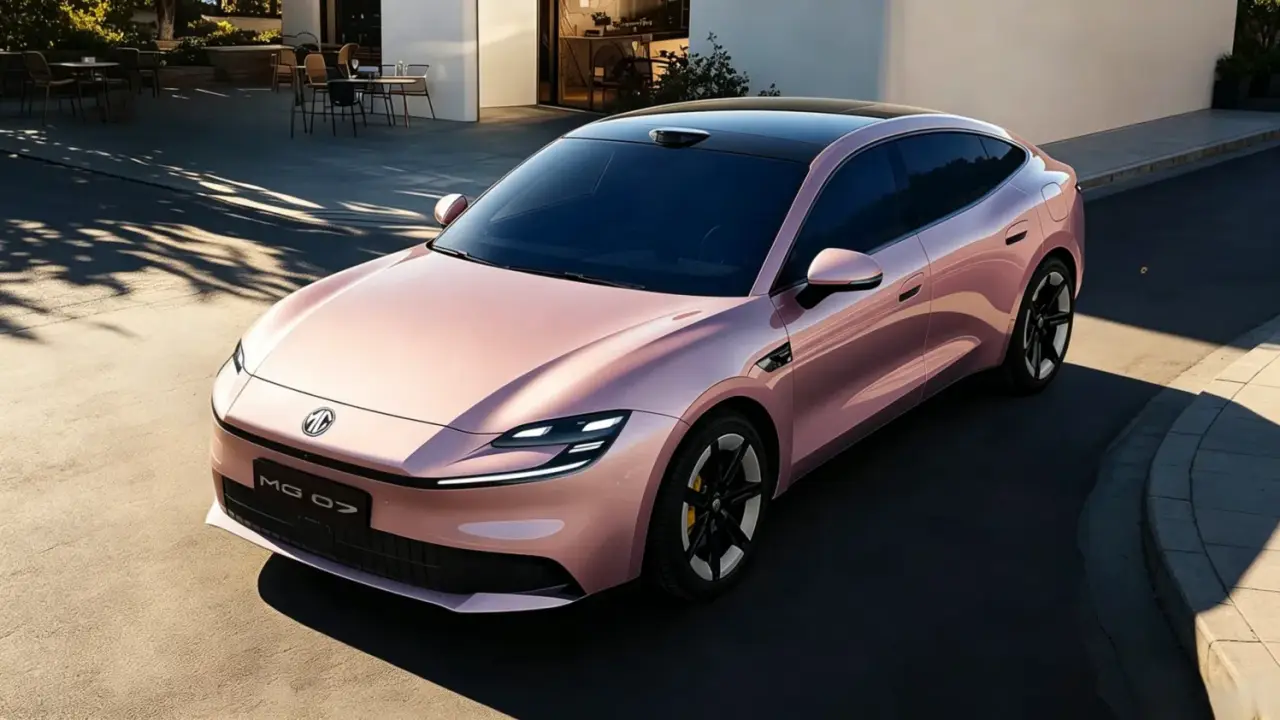 El nuevo MG 07 llega con 650 km de autonomía y un diseño que recuerda al Porsche Taycan