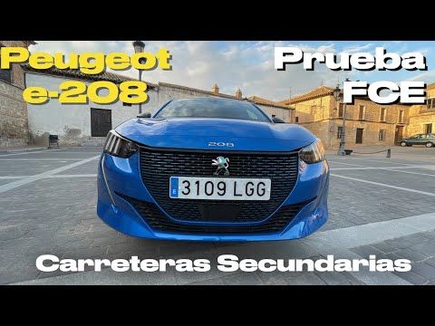 Peugeot e-208 eléctrico Consumo en Carreteras Secundarias Road test and real range results