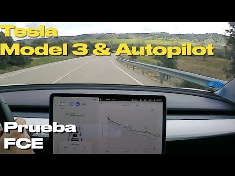 Tesla Model 3. Probamos su autonomía y Autopilot en carreteras secundarias Outside freeway range