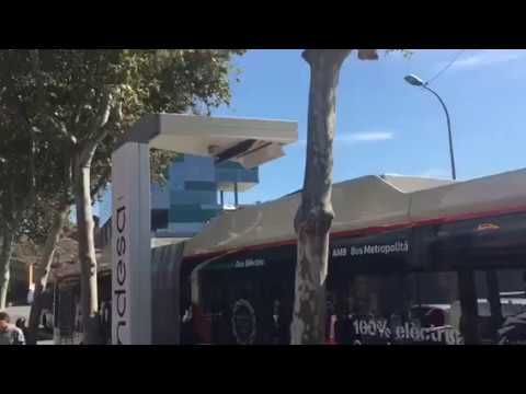 Autobús eléctrico carga rápida Barcelona
