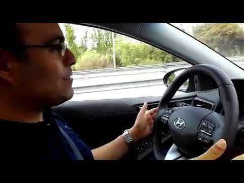 Hyundai ioniq electrico. Asistente conducción LKAS