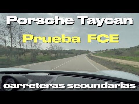 Porsche Taycan 4S. Consumo en carreteras secundarias Taycan's Range Test away from highway