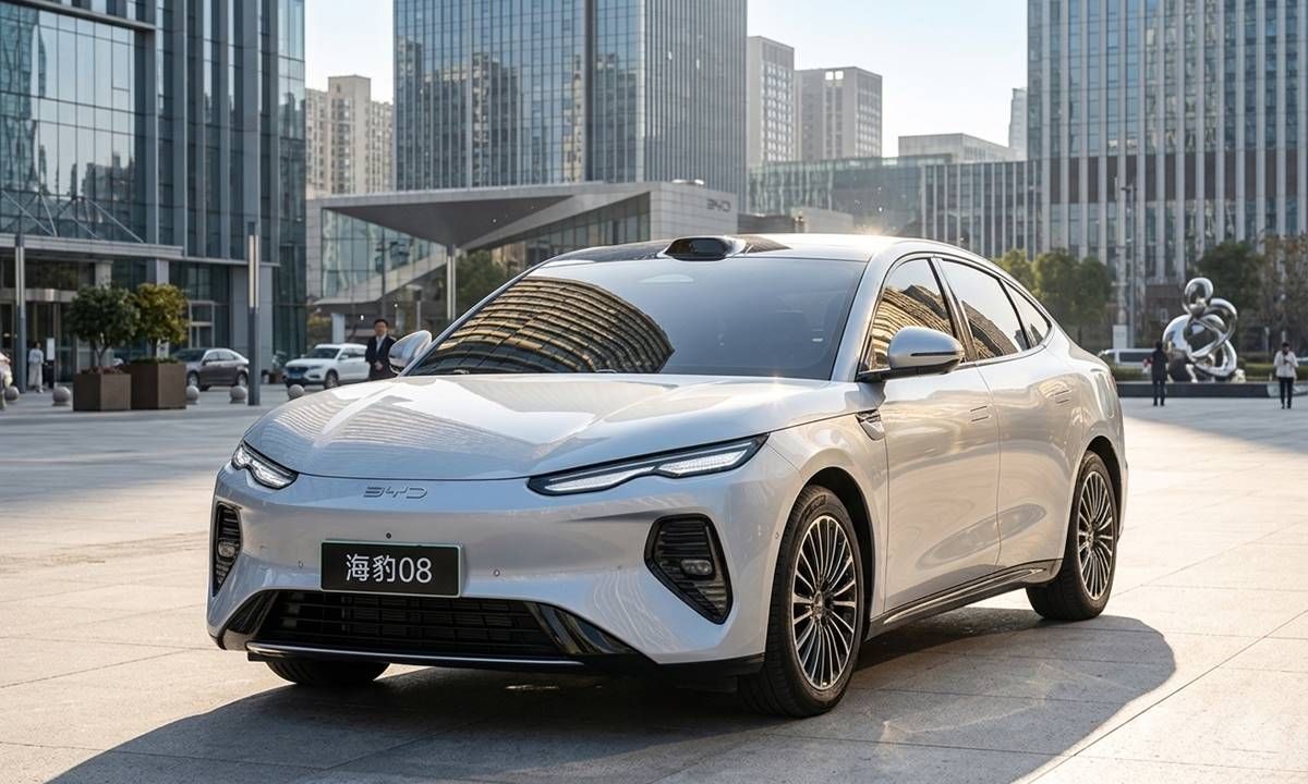 BYD presenta el Seal 08, una berlina eléctrica con 1.000 km de autonomía y carga ultrarrápida