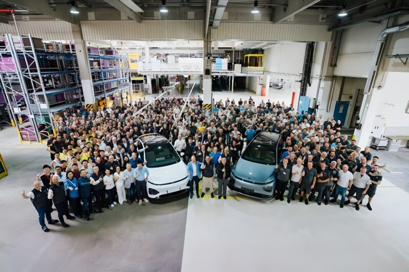 Xpeng fabrica por primera vez coches eléctricos en Europa