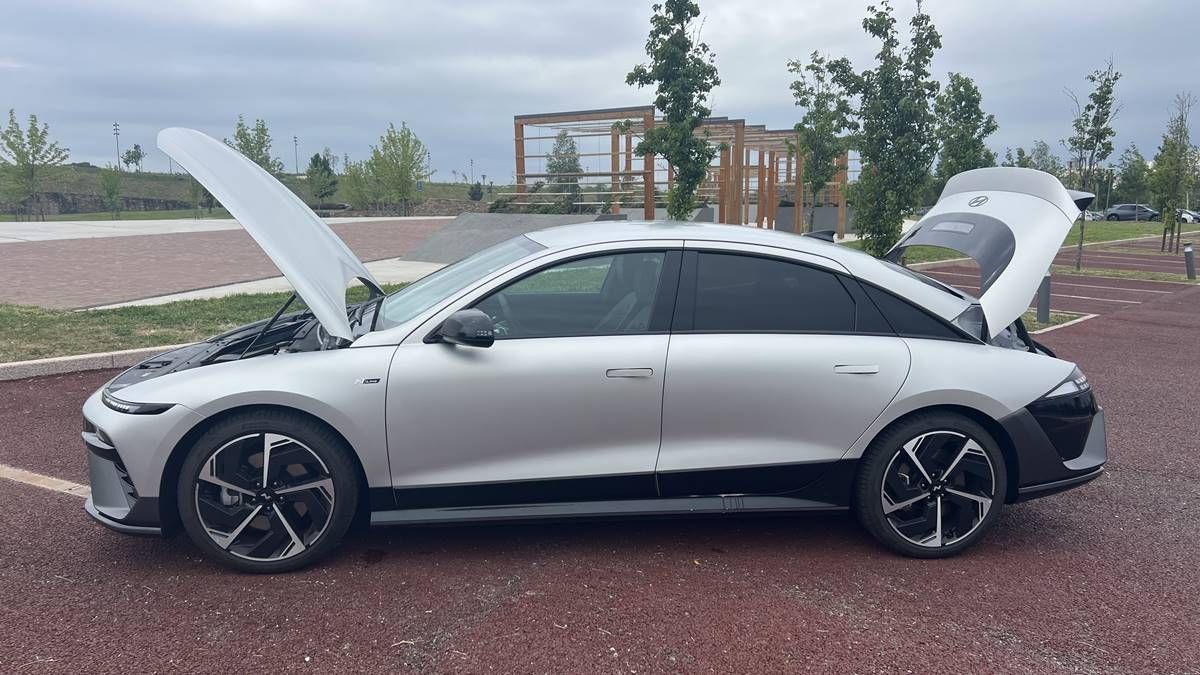 Prueba de autonomía a 120 km/h del Hyundai Ioniq 6