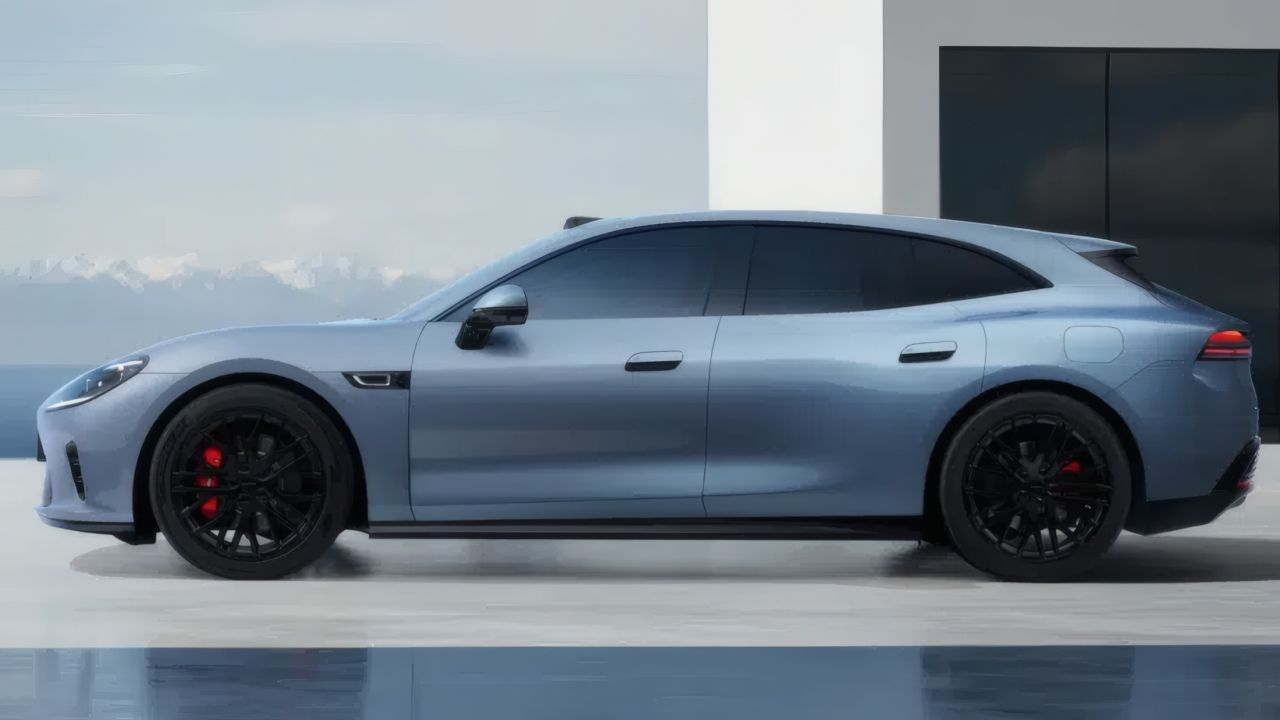Huawei prepara su clon del Porsche Panamera, pero eléctrico: Aistaland GT7, que se venderá para China en junio