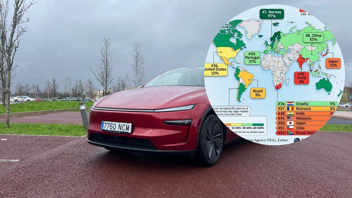 El sorprendente mapa del coche eléctrico: un país pobre arrasa y uno rico se queda atrás