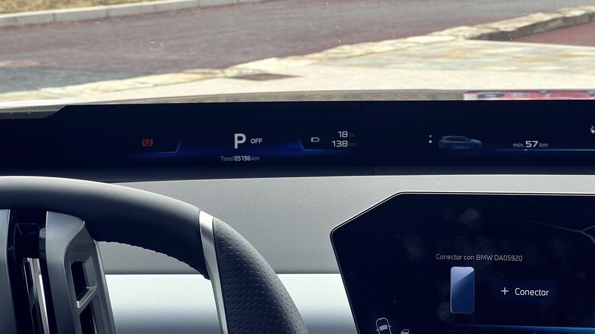Prueba de autonomía a 120 km/h del BMW iX3