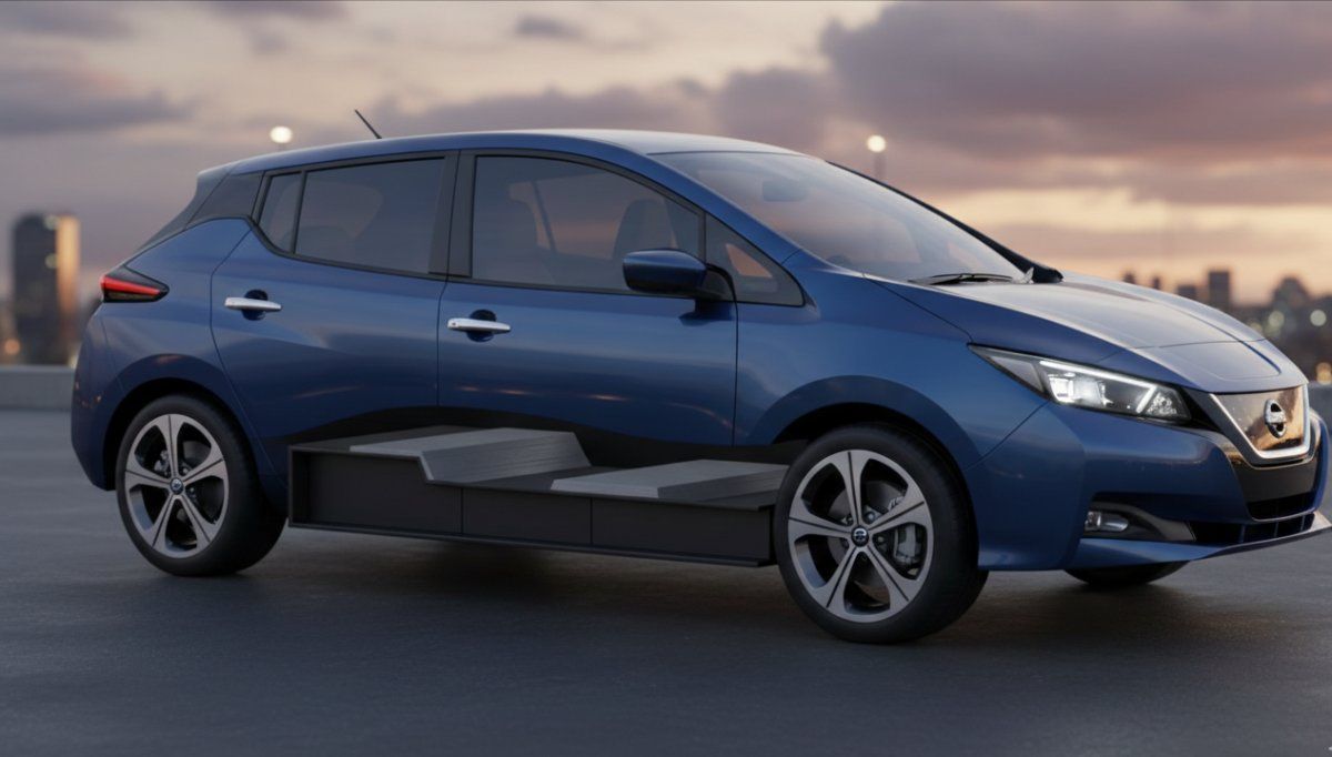 Nissan rompe moldes con una batería móvil para sus coches eléctricos