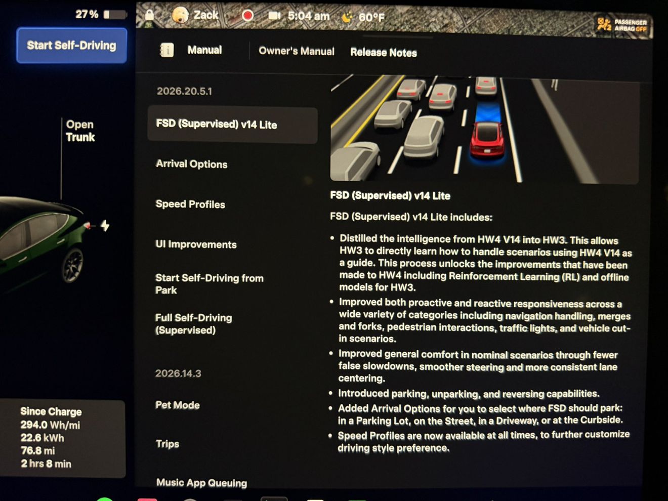 Un propietario prueba FSD V14 Lite en su Tesla con Hardware 3: 'Parece que tengo un coche nuevo'