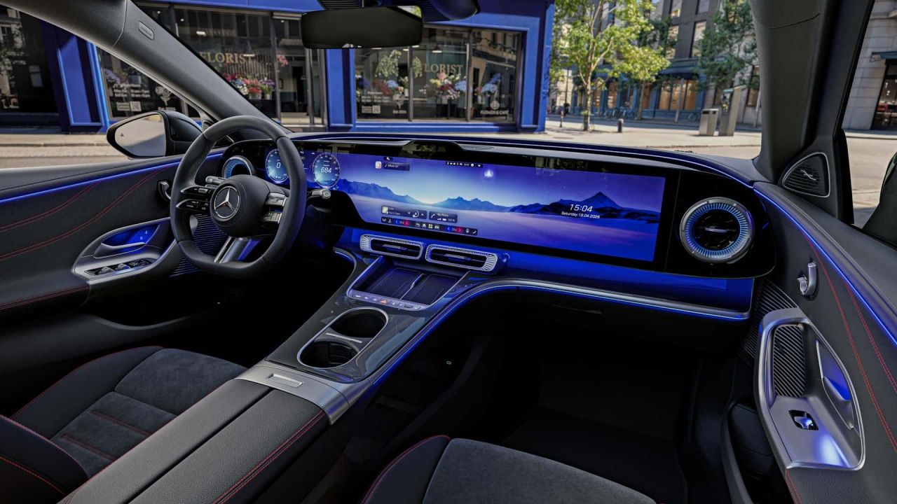Al BMW i3 le sale un nuevo rival: el Mercedes Clase C eléctrico se presentará en cuestión de días, y este es su habitáculo