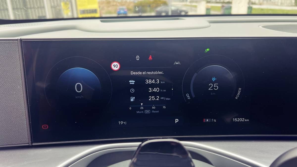 Prueba de autonomía a 120 km/h del Hyundai IONIQ 9