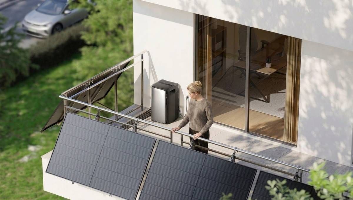 Ikea lleva los balcones solares a tu hogar: 4 paneles y batería desde 999 euros