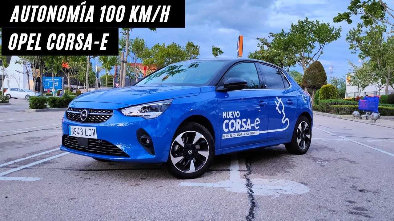 Opel Corsa-e. Cuál es su autonomía a 100 kmh?