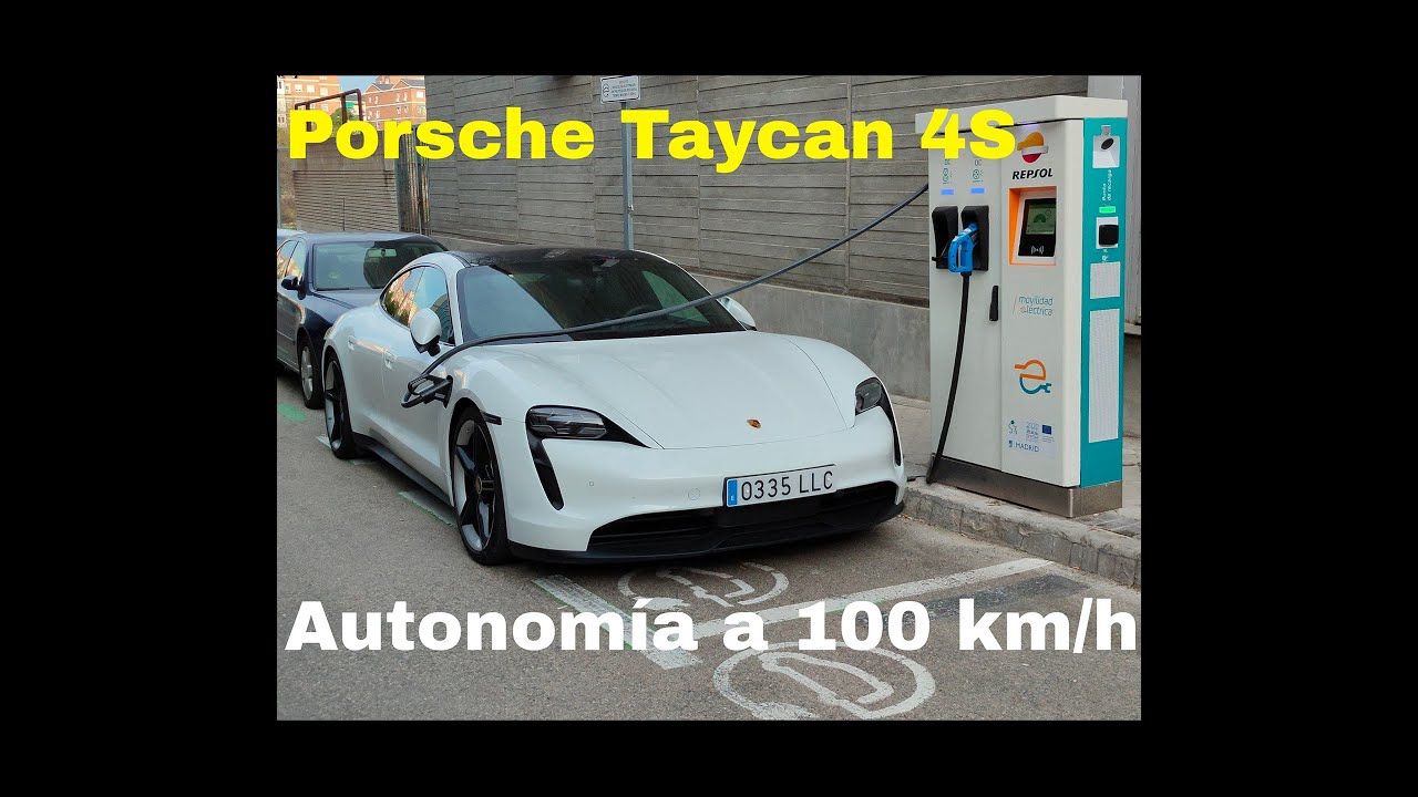 Porsche Taycan 4S: test de autonomía a 100 kmh (Reto M-40)