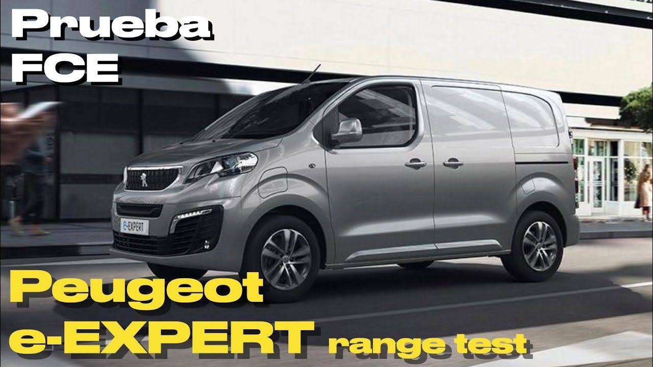 Peugeot e-Expert. Furgoneta Eléctrica consumo en carreteras secundarias Van range outside freeway