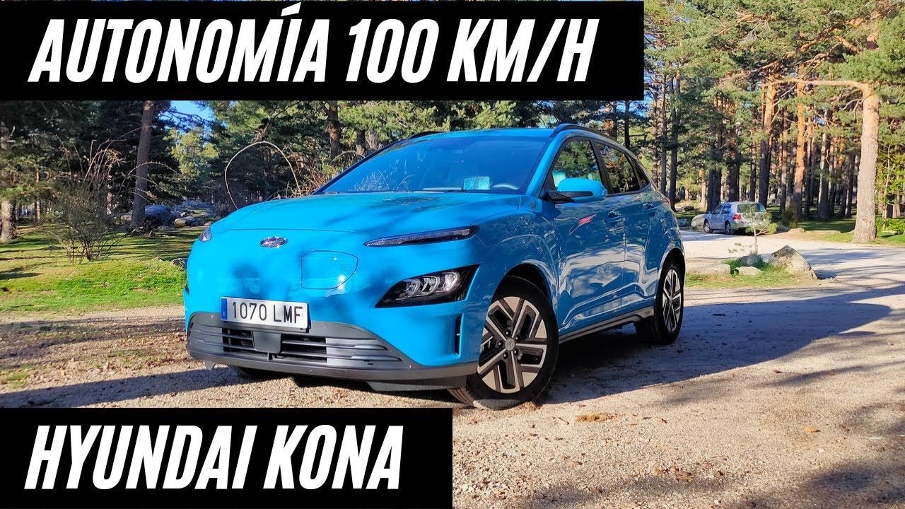 Hyundai Kona Eléctrico. Qué autonomía logra a 100 kmh?