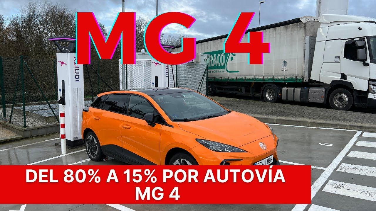 MG 4: Prueba de autonomía en autovía a 120 kmh del 80 al 15