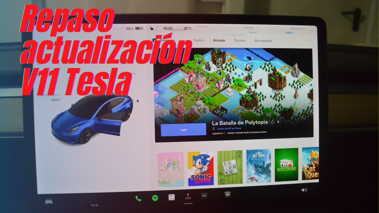 Analizamos la actualización V11 de Tesla. Todos los detalles