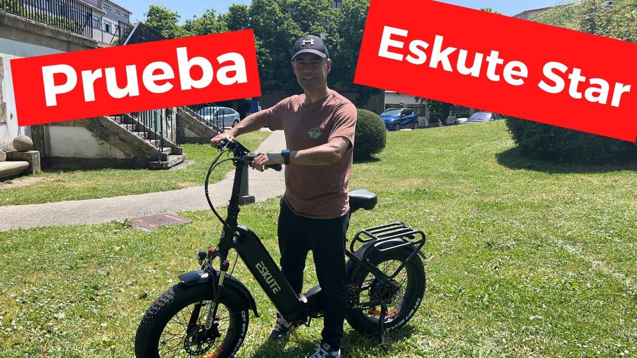 Probamos la Eskute Star. Una bici eléctrica plegable fat tire